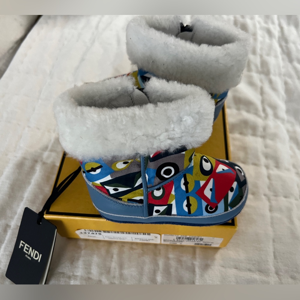 SOLD: Fendi Monster pre-walkers booties